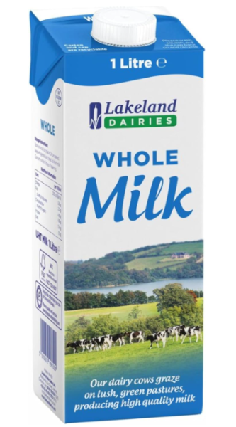 Whole Longlife Milk 12x1lt