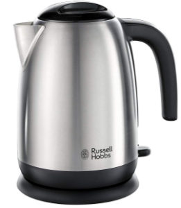 Russell Hobbs Black Stainless Steel 1.7L Kettle