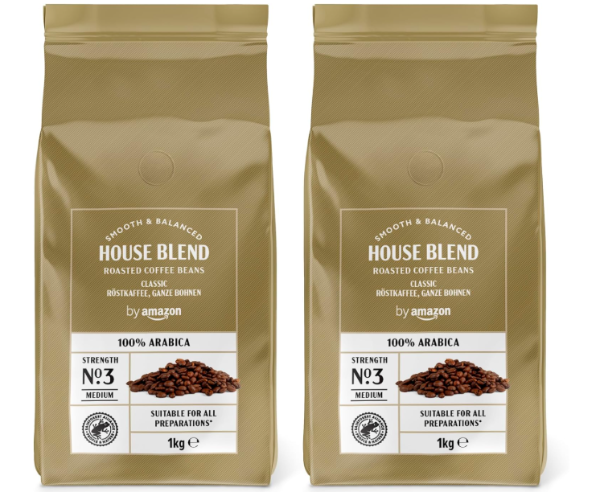 House Blend Coffee Beans Colombian Coffee Beans Medium Roast 2x1kg