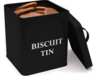 Biscuit Tin Black